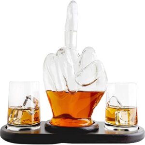 Middle Finger Decanter